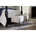 Caroline Shearling Natural Stool - Image 3