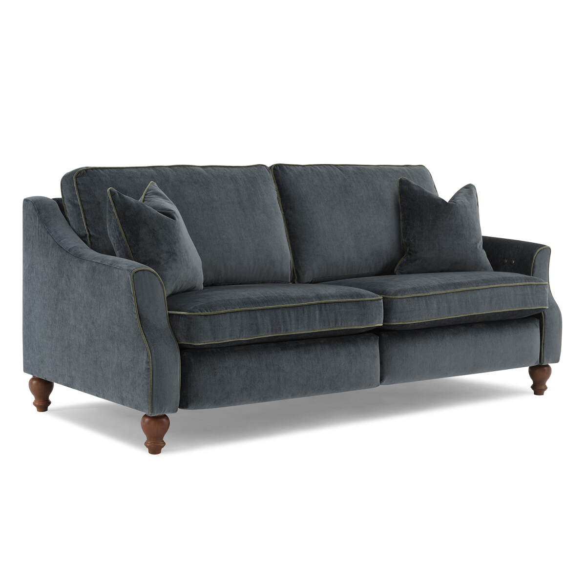 708fefb1ee4fd1e15b33972b567e9e96 Adeline - Traditionally Styled Incliner Sofa - Dark Walnut - S120RI4DW - Image 1