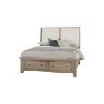 Woodbridge Upholstered Bed With Storage -white - 821-551-051-050B-502-555; 821-661-061-066B-502-666