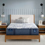 Perfect Sleeper Pro Geneva 13.5" Latex Hybrid Firm Mattress Set -King