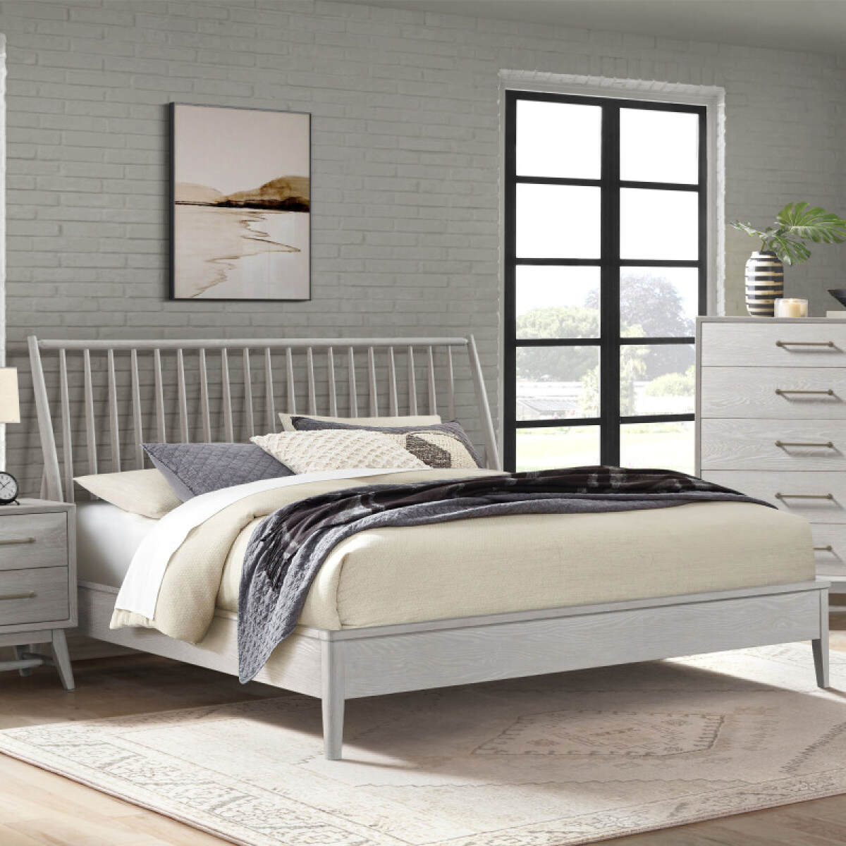 75da03cce6af2fe0b3107ebff4b155cb Bayside King Bed | White - Image 1