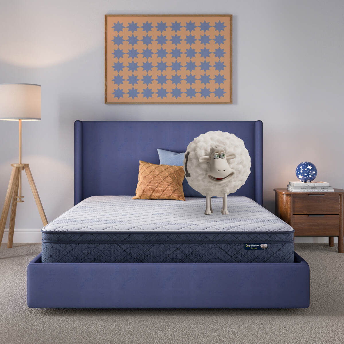 75f464b91f5e96f0ab41e72bf93285a0 Serta Perfect Day 10" Plush Pillow Top Mattress in a Box -Twin XL - Image 1