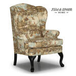 Sylvia - Wing Back Chair - Antique Black - 0710AB - Image 4
