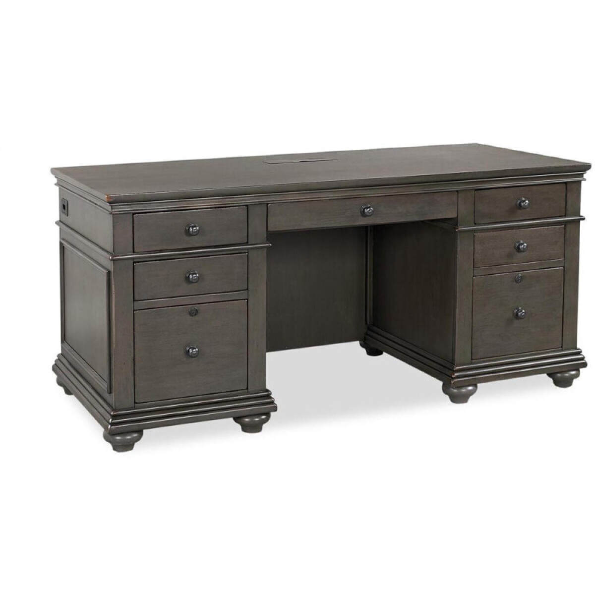 7645f7bab34589d6bbe5c5eb3fe2717e Oxford 66" Executive Desk - Image 1
