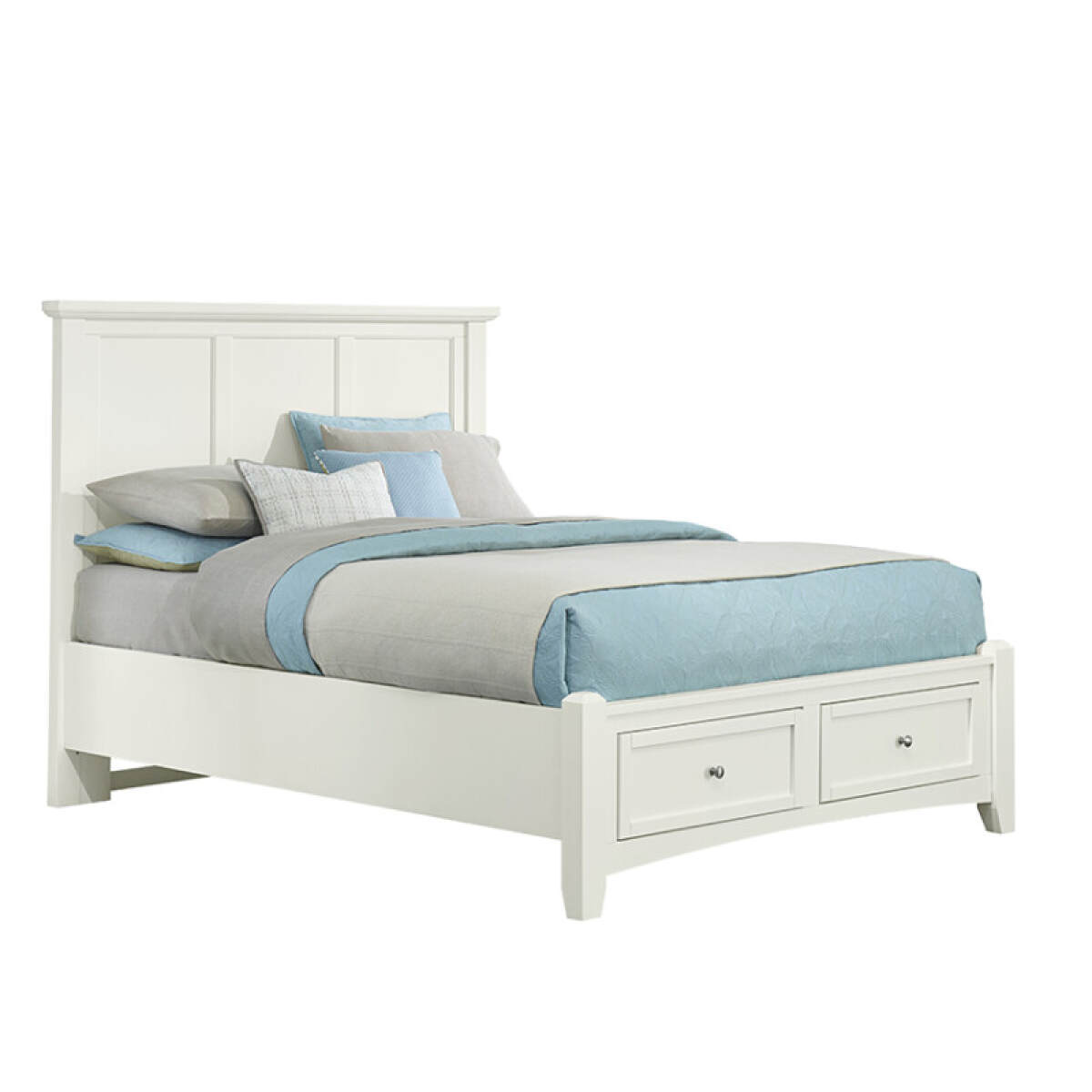 771d7a7387fd4523f263d4d5919ec1fd Bonanza Full, Queen, & King Mansion Storage Bed - White Finish - BB29-668-066B-502-666 - Image 1