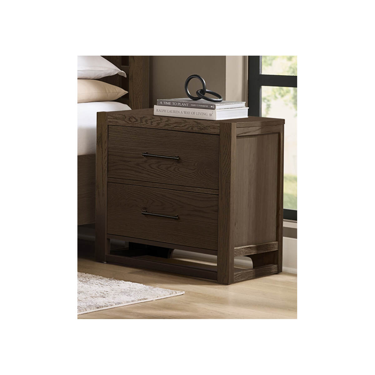 775cbaca09b16522f9ca123915617e9c Lodge & Loft Nightstand - 2 Drwr - 840-227 - Image 1