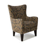 Novae - Transitionally Styled Wing Chair - Dark Walnut - 2080DW - Image 5