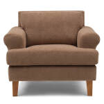 Lumira - Transitionally-styled Club Chair - Dark Walnut - C21DW - Image 4
