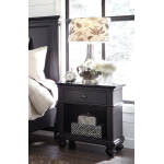 Oxford 1 Drawer Ns I07-451N-BLK-2 - Image 5