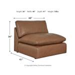 Emilia 5-Piece Sectional and Ottoman - Image 22