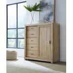 Modern Loft Sliding Door Chest IML-457-KHK-1 - Image 3