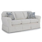 Susanna - Rolled Arm Skirted Sofa - S70