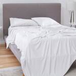 Hyper-Cotton Performance® Sheet Set - Bright White / Split Head Cal King - Image 3