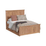 Oak Park Queen Captain's Bed w-9 Drawers | Taupe - Image 3