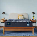 Perfect Sleeper X Kendall 13" Hybrid Plush Mattress Low Profile Set -California King