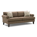 Lumira - Transitionally-styled Sofa W/ 2 Pillows - Dark Walnut - S21DW - Image 5