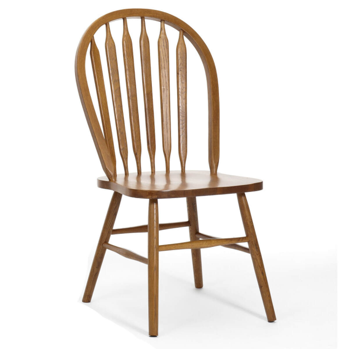 81e62503128b1bf19acb5de78749b8e0 Classic Oak Chestnut Plain Arrow Chair - Image 1