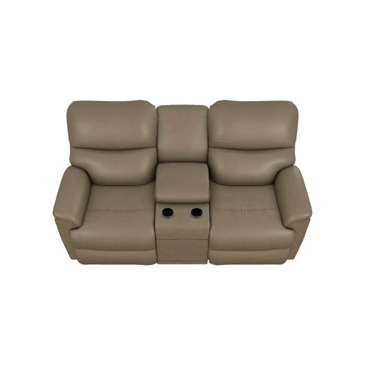 8265f538fb994b88fe94e082bc72da2e Trouper Power Reclining Loveseat W/ Headrest, Lumbar & Console - Image 1