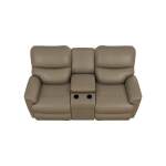 Trouper Power Reclining Loveseat W/ Headrest, Lumbar & Console