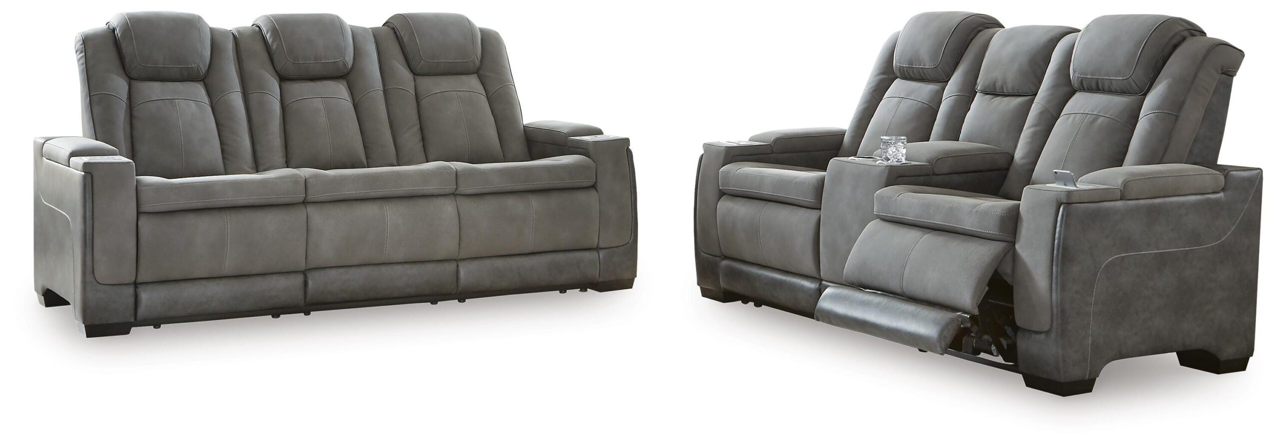 82a55a189753e04f6557353114f5aca4 Next-Gen Durapella Power Reclining Sofa and Loveseat - Image 1