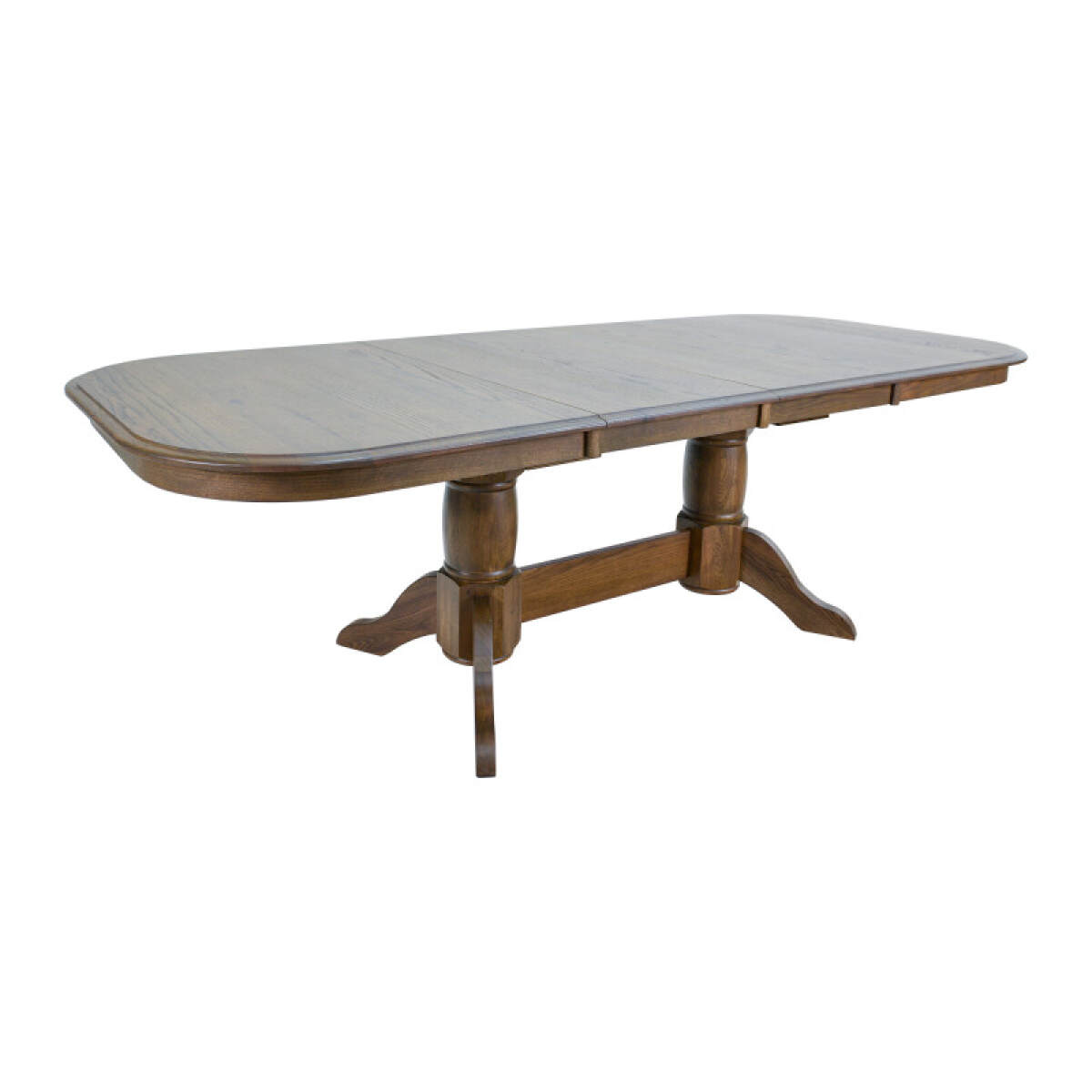 834d8dd931ba8699f04f82cbffb51f35 Colonial Oak Trestle Table - Image 1