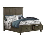 San Mateo Youth Full Storage Bed | Gray - Image 3