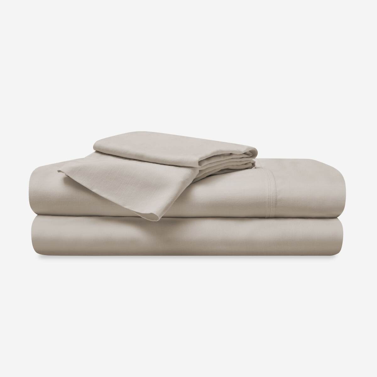 83f9b10e5f8e6209b6c5b7ba65f21c7b Hyper-Linen Performance® Sheet Set - Medium Beige / Split King - Image 1
