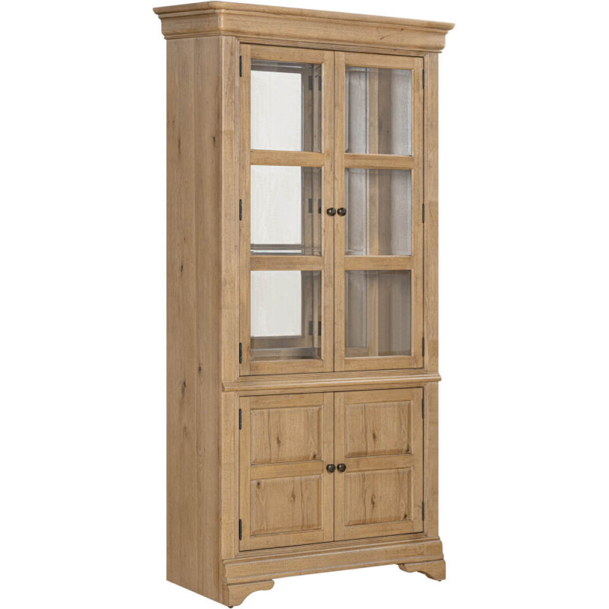 83ffe06b32584fedaaac0e32f2df641f Chateau Philippe Glass Door Bookcase - Image 1