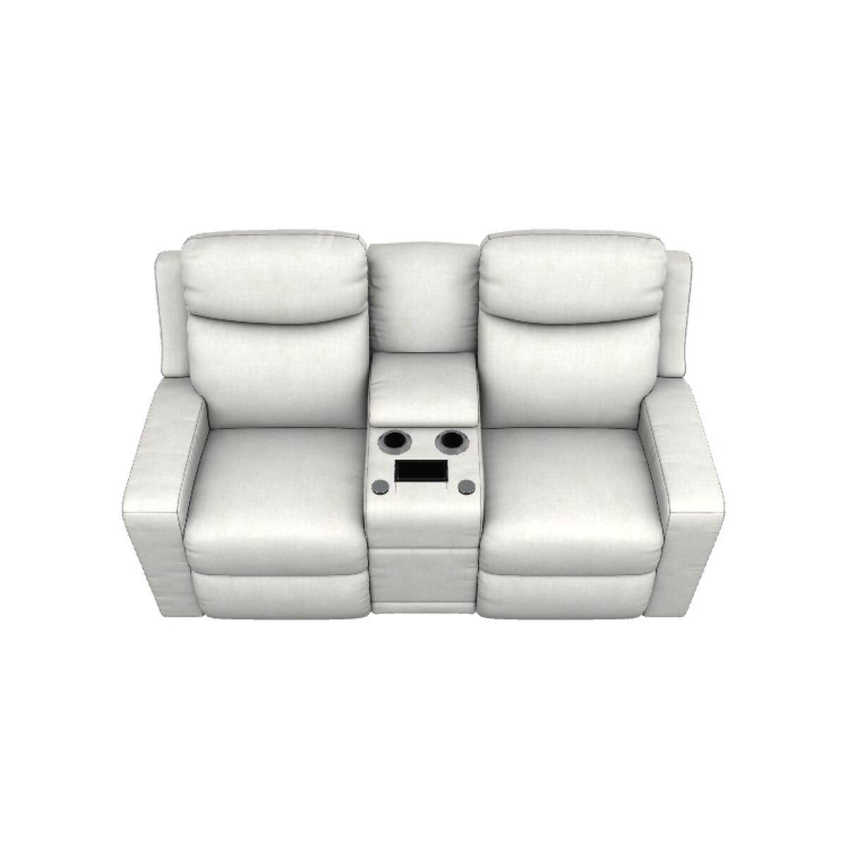 84831fa09e9e1403624524884c30e9ee Emmons Power Reclining Loveseat W/ Headrest & Console - Image 1