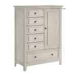 San Mateo Youth Chifferobe | Rustic White