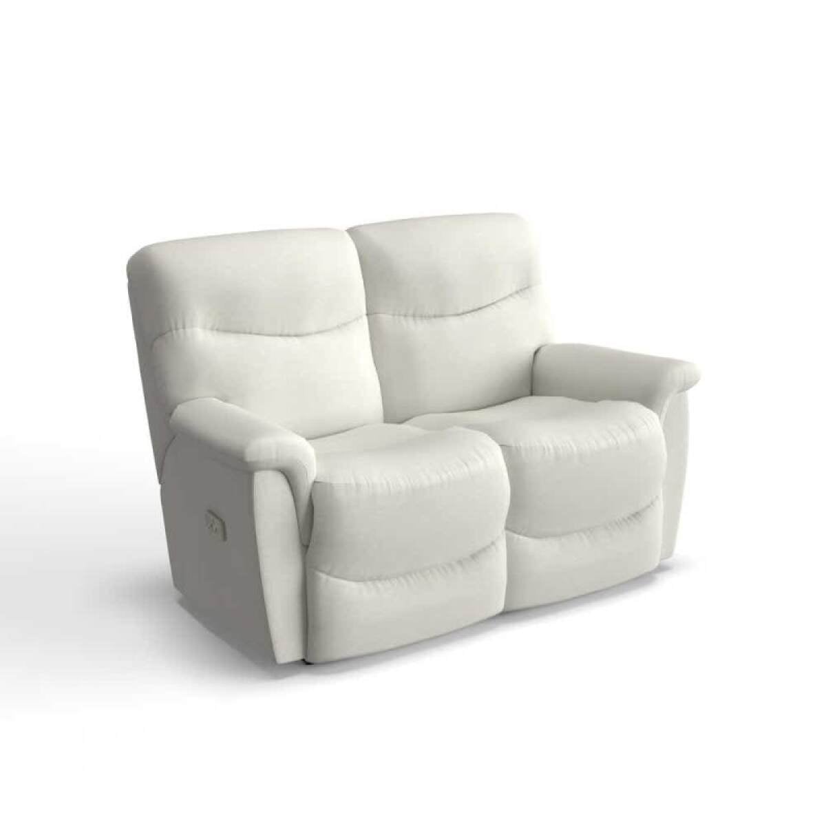 854b6f3bc49f942d92019b8f9d74f7c7 James Power Reclining Loveseat W/ Headrest & Lumbar - Image 1
