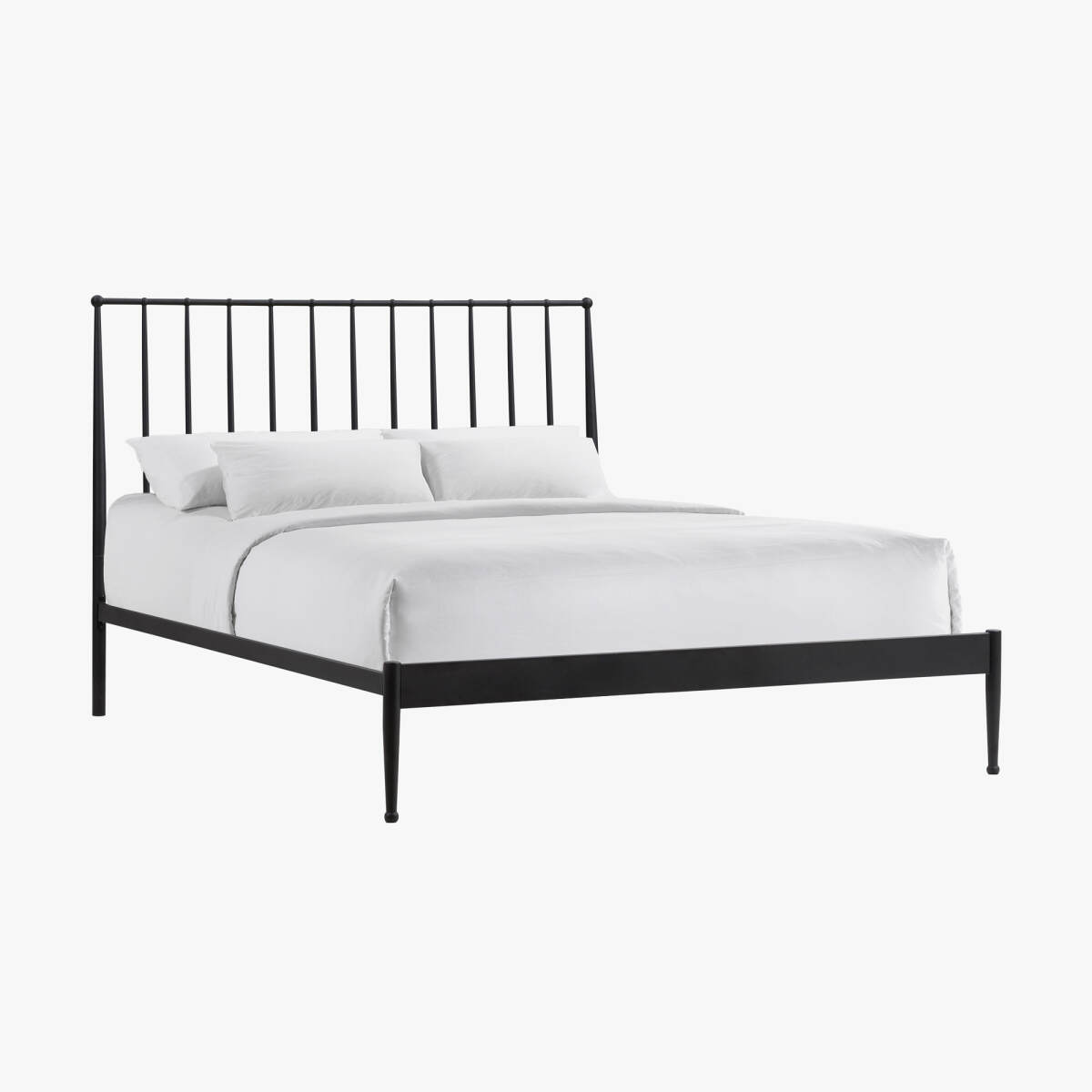 85c65b211c15cffdbfe9da80ec8636dd Transitional Queen Metal Bed - Image 1