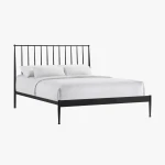 Transitional Queen Metal Bed