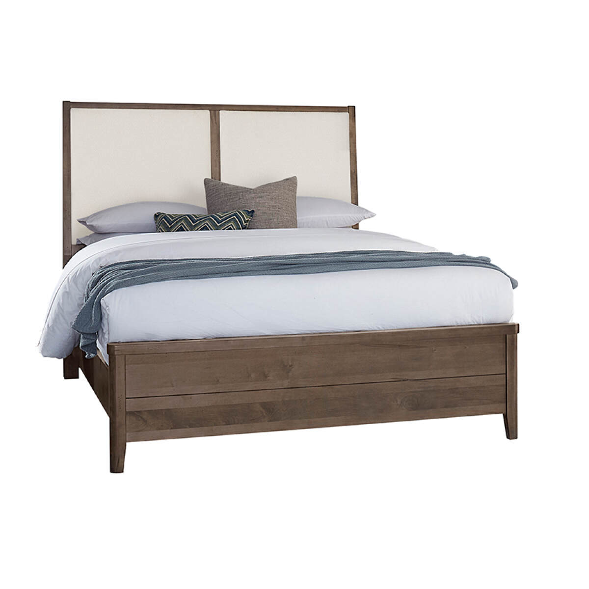 88855d2ee24735cf5f0ba7e39cff7d85 Woodbridge Upholstered Bed-white - 820-551-155-051-922; 820-661-166-061-922-MS1; 820-661-166-061-944-MS1 - Image 1