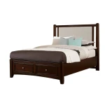 Bonanza Upholstered Storage Bed - Grey - BB28-551-054-050B-502-555