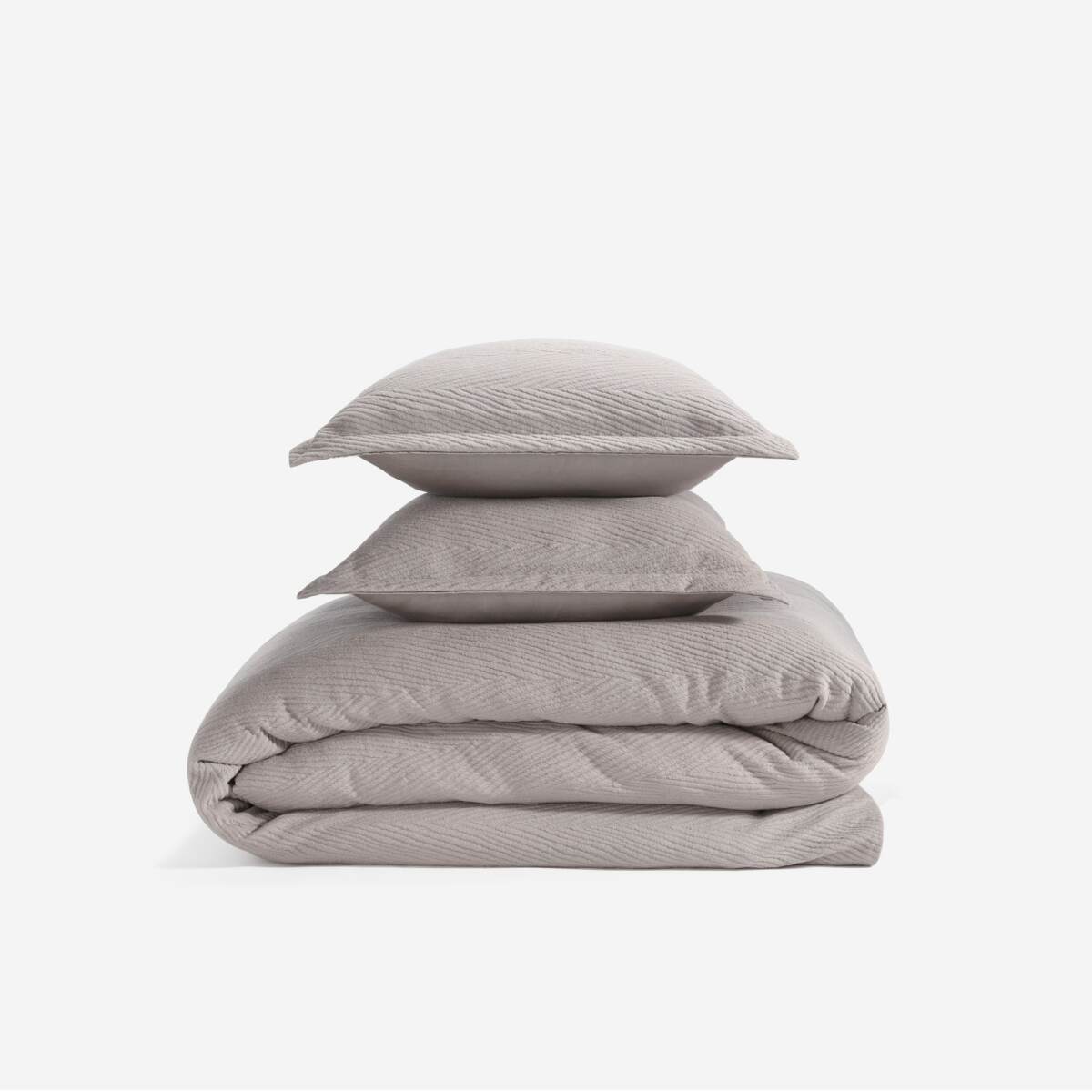 88f4da18d80c3e101bb630fb2920001d Performance® Duvet & Sham Set - Arrowhead - Taupe / King - Image 1