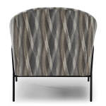 Torrey - Modern Accent Chair With Metal Framed Legs - BLACK METAL - 1080BM - Image 5