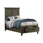 San Mateo Youth Twin Storage Bed | Gray - Image 3