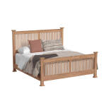 Oak Park King Slat Bed | Taupe - Image 3