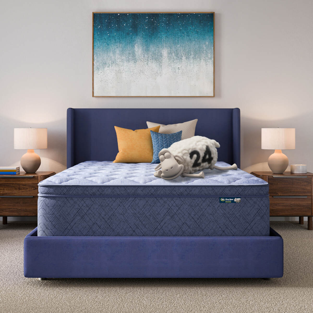 899f18cfec68cdce2d4931b1a5fd0a6d Serta Perfect Day 16" Plush Pillow Top Mattress in a Box -Queen - Image 1