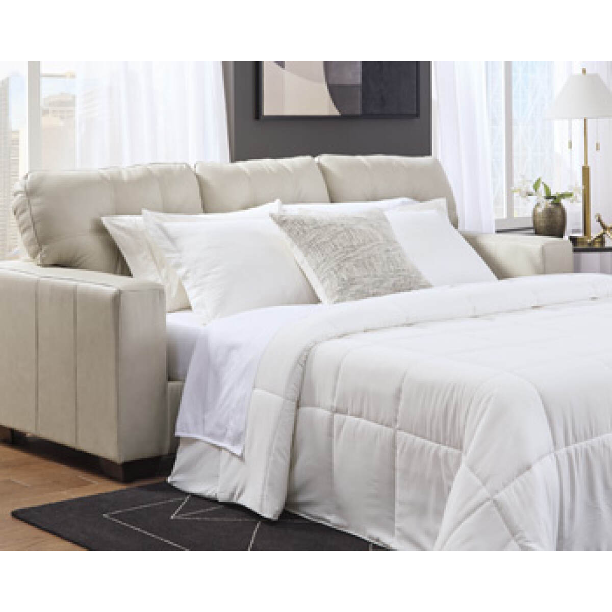 8a3b9156057c17cdd84c1fb1c30d7b62 Santorine Queen Sofa Sleeper - Image 1