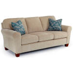 Annabel 0 - Annabel Tradtional, Stationary Sofa - Dark Walnut - S80DW