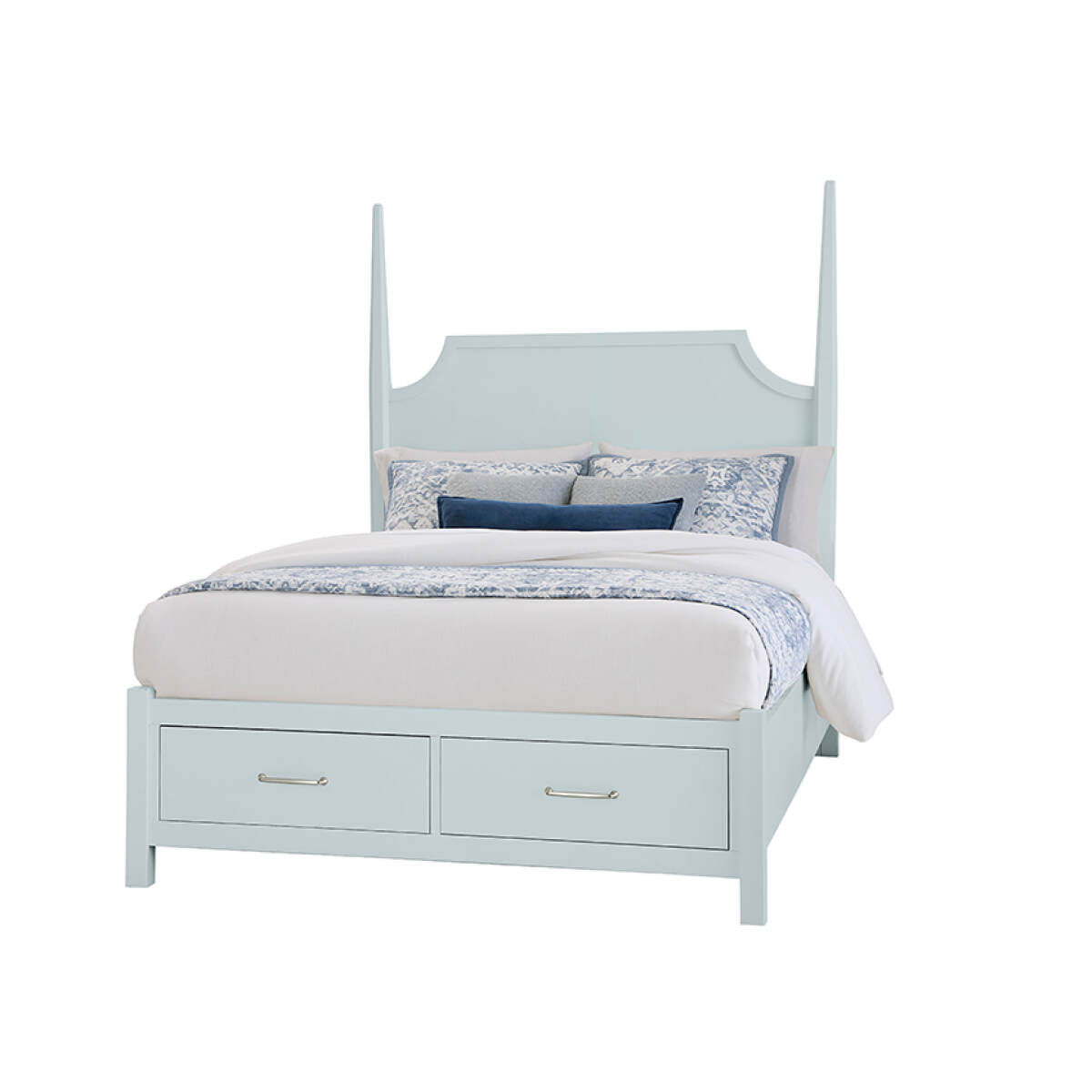 8b5720e144b82b819b38765876dffde1 Tide & Timber Pencil Poster Bed With Footboard Storage - 835-558-050B-502-555T,835-668-066B-502-666T - Image 1