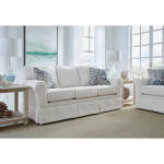 Susanna - Rolled Arm Skirted Sofa - S70 - Image 7