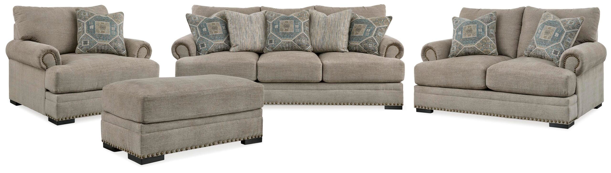 8bb5b5e50b63f8b215964b139687b3b2 Galemore Sofa, Loveseat, Oversized Chair and Ottoman - Image 1
