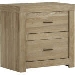 Modern Loft 2 Drawer Nightstand W/ Power