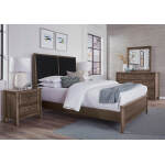Woodbridge Upholstered Bed-black - 820-551-155-053-922; 820-661-166-063-922-MS1; 820-661-166-063-944-MS1 - Image 4