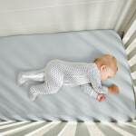 Hyper-Wool Performance® Crib Sheet - Baby Light Green - Image 3