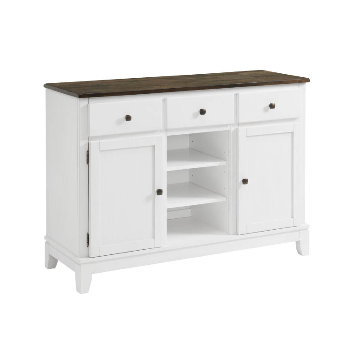 8e3e2817823c7a70f7c18ba97be917b3 Kona Sideboard | Gray and White - Image 1
