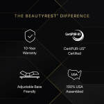 Carton Beautyrest Black Series Two 15.25" Plush Mattress -Full - Image 5